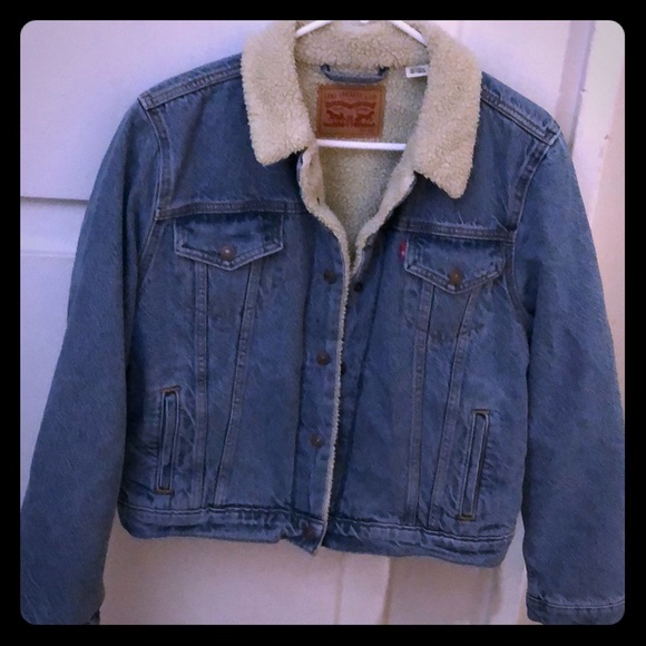 used levis denim jacket